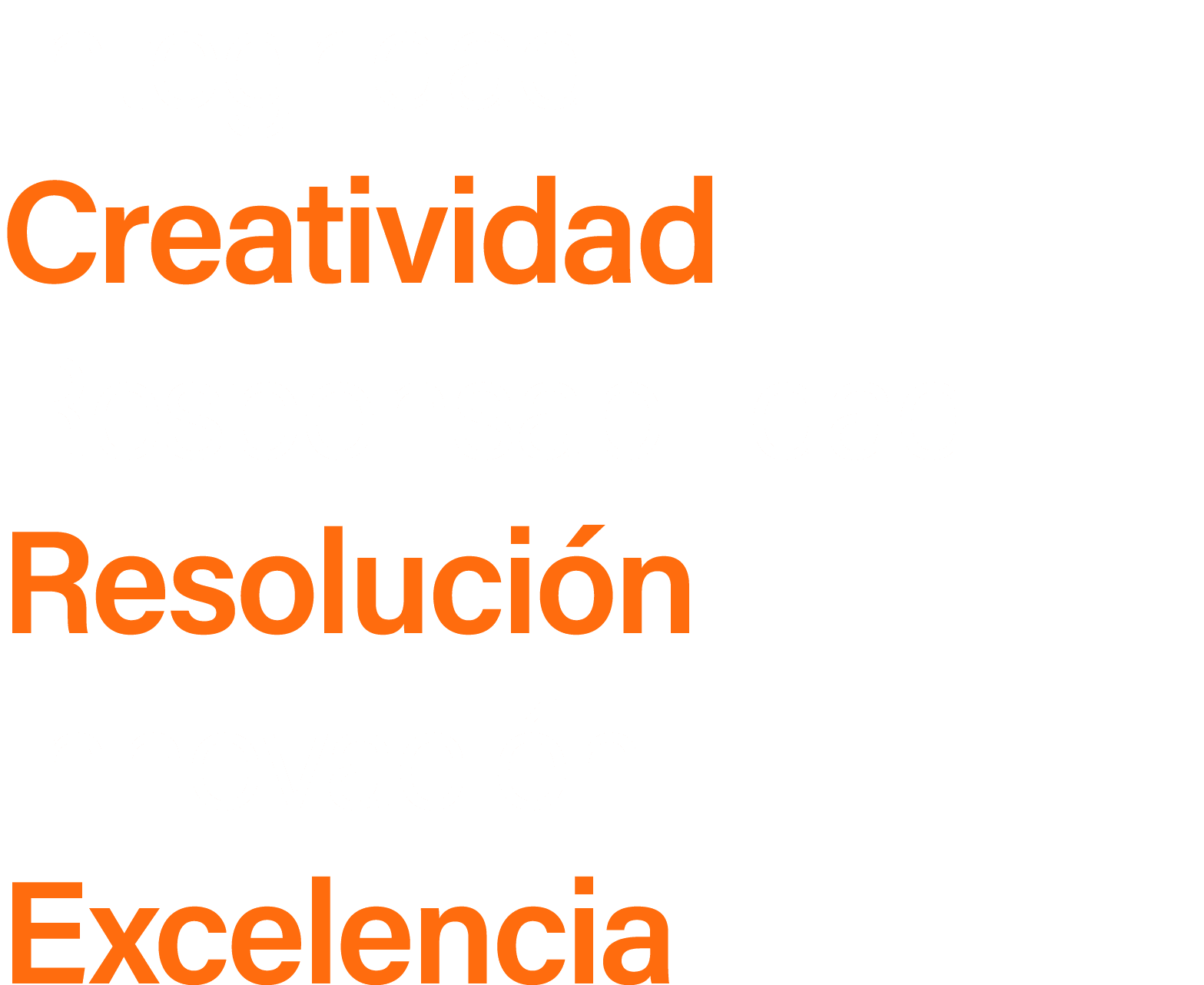 Integridad Creatividad Responsabilidad Resoluci n Innovaci n Excelencia 